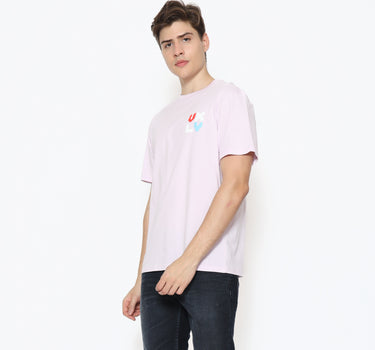 Voxfly Kaos lengan pendek Pria Cross Line Men Tee Planet Surf