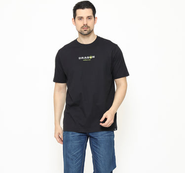 Dragon Kaos lengan pendek Pria Bright  Planet Surf