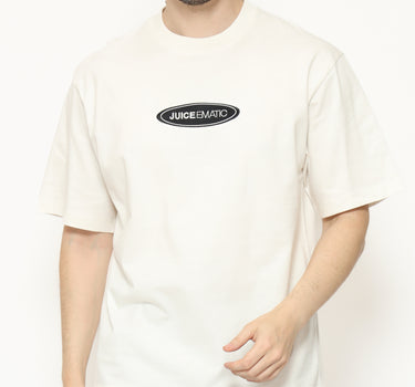 Juice Ematic Kaos lengan pendek Pria Grunge Oversize Planet Surf