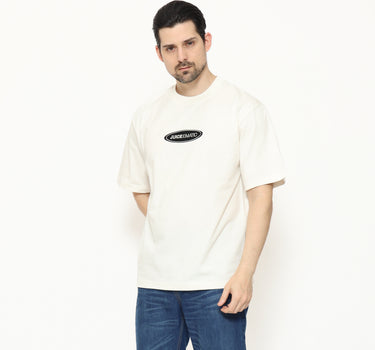 Juice Ematic Kaos lengan pendek Pria Grunge Oversize Planet Surf