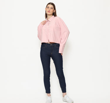 Planet Surf Clothing Kemeja lengan panjang Wanita Glow  Planet Surf
