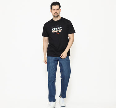 Voxfly Kaos lengan pendek Pria Nature Mist Planet Surf