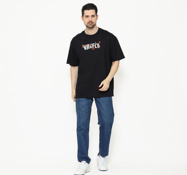 Voxfly Kaos lengan pendek Pria Parole Oversize Planet Surf