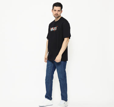 Voxfly Kaos lengan pendek Pria Parole Oversize Planet Surf