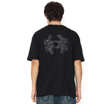 Spyderbilt Kaos Lengan Pendek Pria Undersea Oversize Planet Surf