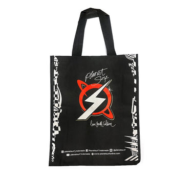 Tote Bag / Shopping Bag Hitam Planet Surf