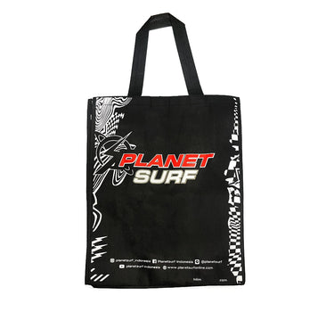 Tote Bag / Shopping Bag Hitam Planet Surf