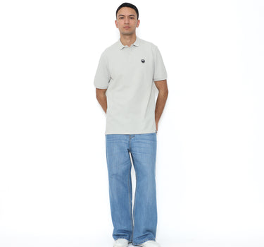 DEFEAT MEN POLO SHIRT GREY