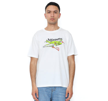 Juice Ematic Kaos lengan pendek Pria Flugzeug Planet Surf
