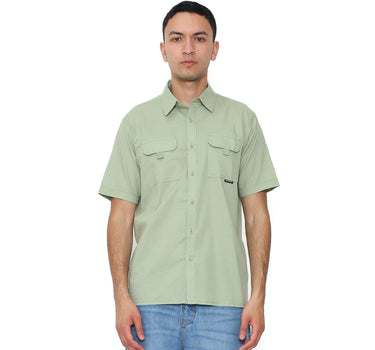 Planet Surf Clothing kemeja lengan pendek Pria Knittern Planet Surf