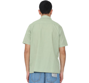 Planet Surf Clothing kemeja lengan pendek Pria Knittern Planet Surf
