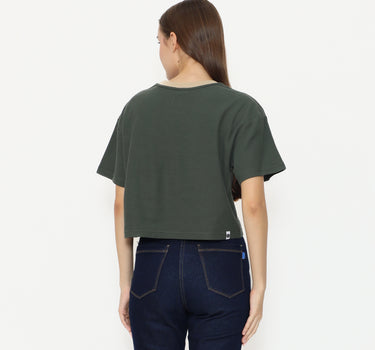 Spyderbilt Kaos lengan pendek Wanita Sedona Oversize Planet Surf
