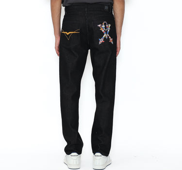 Voxfly Celana panjang denim Pria Darkrai Regular Planet Surf
