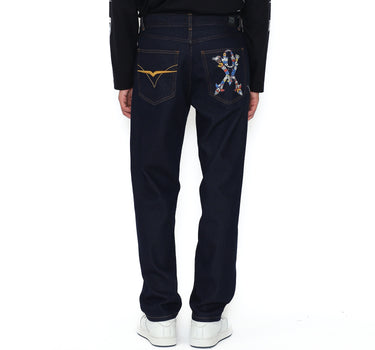Voxfly Celana panjang denim Pria Darkrai Regular Planet Surf