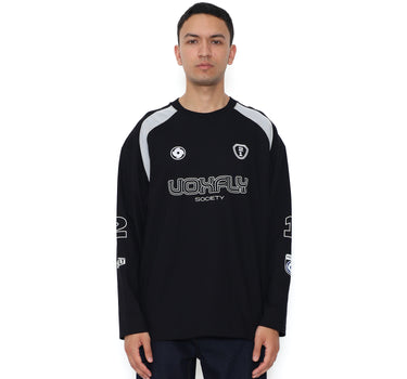 Voxfly Kaos lengan panjang Pria Lombardi Line Planet Surf