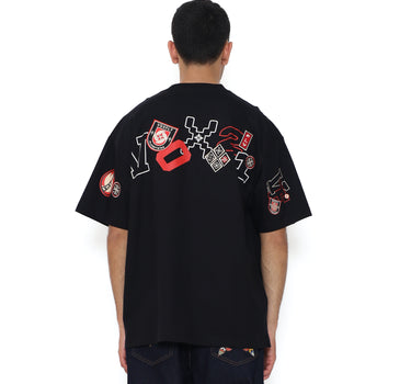 Voxfly Kaos lengan pendek Pria Idiom Oversize Planet Surf