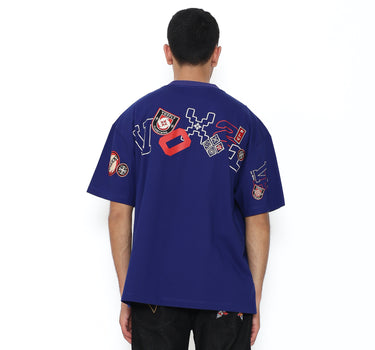 Voxfly Kaos lengan pendek Pria Idiom Oversize Planet Surf
