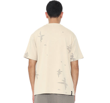 Spyderbilt Kaos lengan pendek Pria Trocken Planet Surf