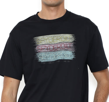 Spyderbilt Kaos lengan pendek Pria Vroom Tencel Planet Surf