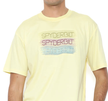 Spyderbilt Kaos lengan pendek Pria Vroom Tencel Planet Surf