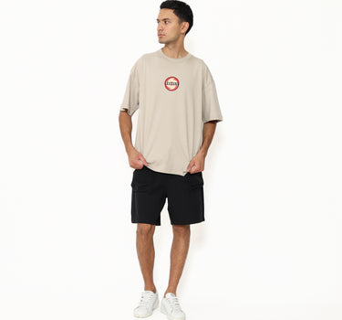 Voxfly Kaos lengan pendek Pria Idiom Oversize Planet Surf