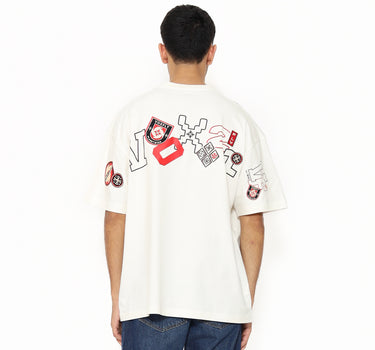 Voxfly Kaos lengan pendek Pria Idiom Oversize Planet Surf