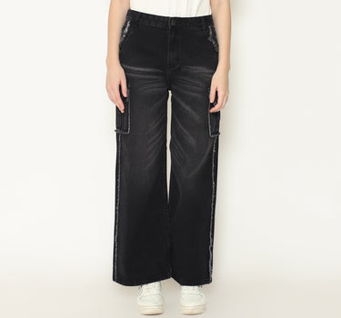 Spyderbilt Celana Panjang Denim Wanita Rue Planet Surf