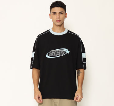 Spyderbilt Kaos Lengan Pendek Pria Northside Oversize Planet Surf