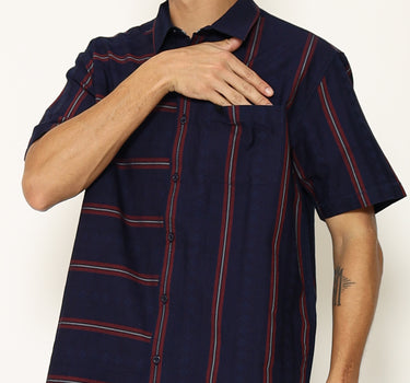 Planet Surf Clothing Kemeja Lengan Pendek Pria Lones Planet Surf