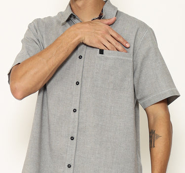 Planet Surf Clothing Kemeja Lengan Pendek Pria Setter Knit Planet Surf