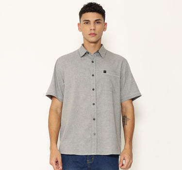 Planet Surf Clothing Kemeja Lengan Pendek Pria Setter Knit Planet Surf