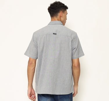 Planet Surf Clothing Kemeja Lengan Pendek Pria Wavy Planet Surf