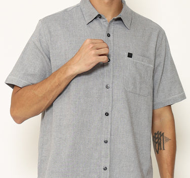 Planet Surf Clothing Kemeja Lengan Pendek Pria Wavy Planet Surf