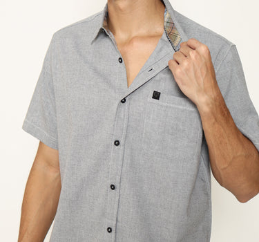 Planet Surf Clothing Kemeja Lengan Pendek Pria Wavy Planet Surf
