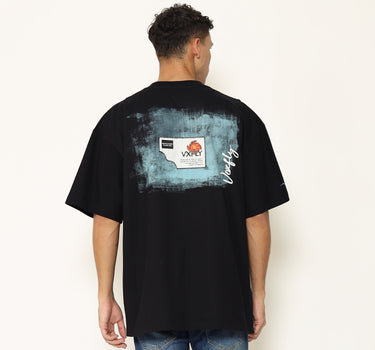 Voxfly Kaos Lengan Pendek Pria Anti Normal Oversize Planet Surf