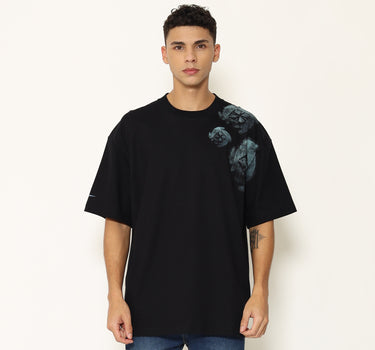 Voxfly Kaos Lengan Pendek Pria Anti Normal Oversize Planet Surf