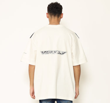Voxfly Kaos Lengan Pendek Pria Horisontal Oversize Planet Surf