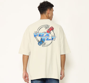 Voxfly Kaos Lengan Pendek Pria Destroy Oversize Planet Surf