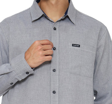 Planet Surf Clothing Kemeja lengan panjang Pria Naraya Men Planet Surf