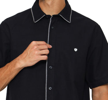 Planet Surf Clothing kemeja lengan pendek Pria Linie Men Planet Surf