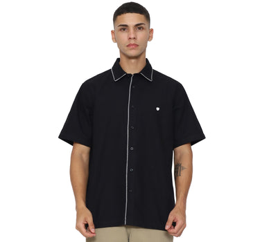 Planet Surf Clothing kemeja lengan pendek Pria Linie Men Planet Surf