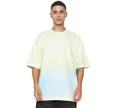 Spyderbilt Kaos lengan pendek Pria Boozy Oversize Planet Surf