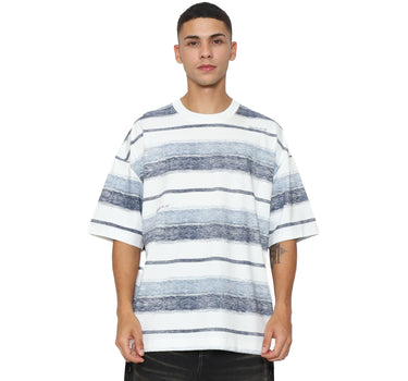 Spyderbilt Kaos lengan pendek Pria Riot Stripes Oversize  Planet Surf