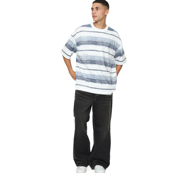 Spyderbilt Kaos lengan pendek Pria Riot Stripes Oversize  Planet Surf