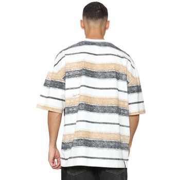 Spyderbilt Kaos lengan pendek Pria Riot Stripes Oversize  Planet Surf