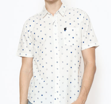 Planet Surf Clothing kemeja lengan pendek Pria Glanzen Men Shirt Planet Surf