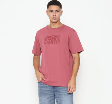 Juice Ematic Kaos lengan pendek Pria Neo Men Tee Planet Surf