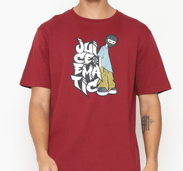Juice Ematic Kaos lengan pendek Pria Dozer Men Tee Planet Surf