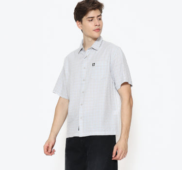 Juice Ematic kemeja lengan pendek Pria Gord Oversize Men Shirt Planet Surf