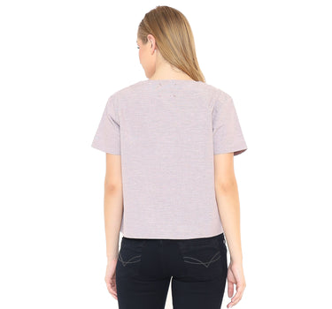 Insight Kaos Lengan Pendek Wanita D Rami Top Planet Surf